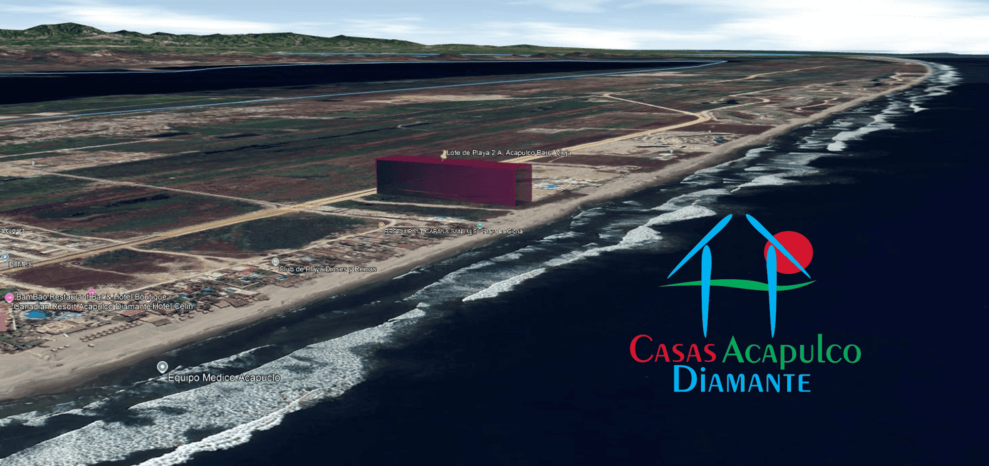 Terreno Barra Vieja Lote de playa 2A - Ubicación satelital y entorno 7